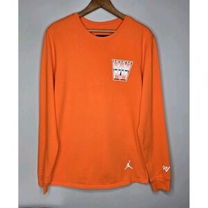 Michael Jordan x Russell Westbrook "Why Not" Long Sleeve WWE Collab Jump Man Vtg